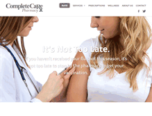 Tablet Screenshot of completecarepharmacy.net